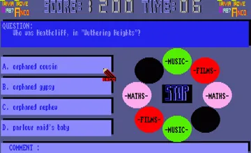 Trivia Trove screen shot game playing